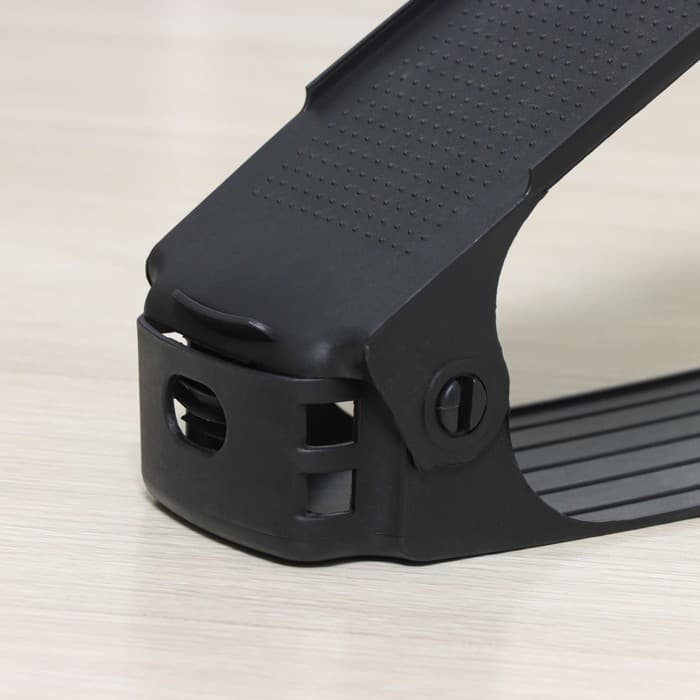 Подставка для хранения обуви регулируемая, 26×10×6 см, чёрная