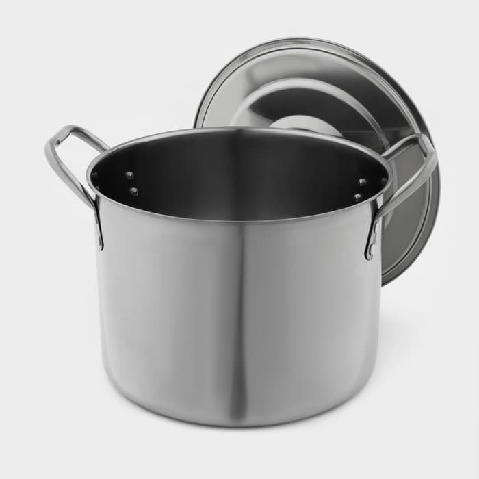 Набор кастрюль, 4 предмета: 6 л, 8.5 л, 11 л, 13.5 л, d=26/28/30 см, толщина металла 0.5 мм, нержавеющая сталь