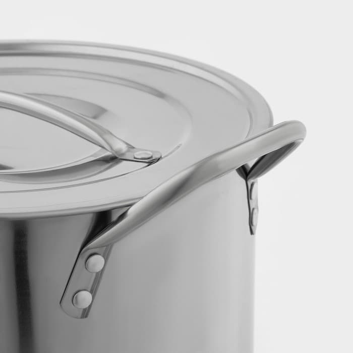 Набор кастрюль, 4 предмета: 6 л, 8.5 л, 11 л, 13.5 л, d=26/28/30 см, толщина металла 0.5 мм, нержавеющая сталь