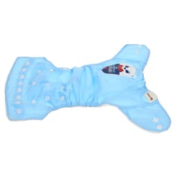 Многоразовый подгузник Крошка Я «Джентельмен», 3-8 кг, голубой