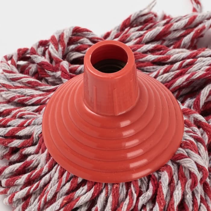 Насадка для швабры веревочная Доляна, х/б 300 г, длина нити 33 см, МИКС