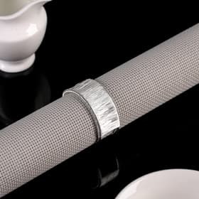 Кольцо для салфеток «Аврора», 4.5×2 см, железо, серебристое