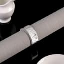 Кольцо для салфеток «Аврора», 4.5×2 см, железо, серебристое