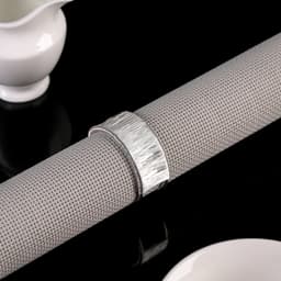 Кольцо для салфеток «Аврора», 4.5×2 см, железо, серебристое