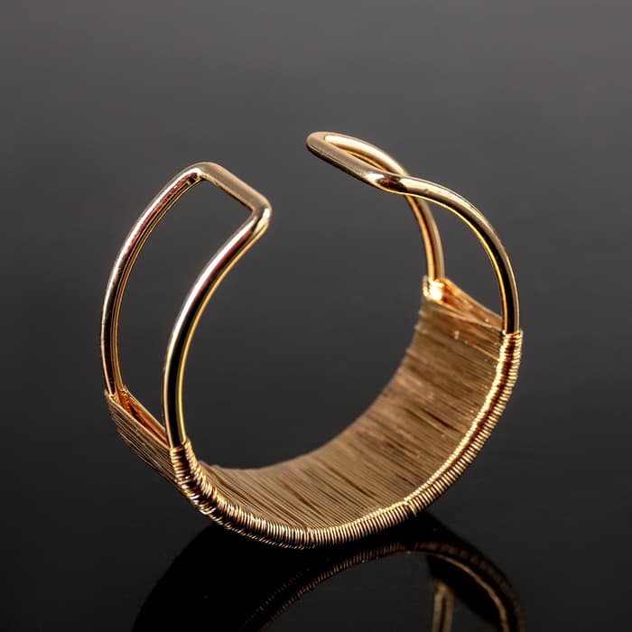 Кольцо для салфеток «Аврора», 5×2 см, железо, золотистое