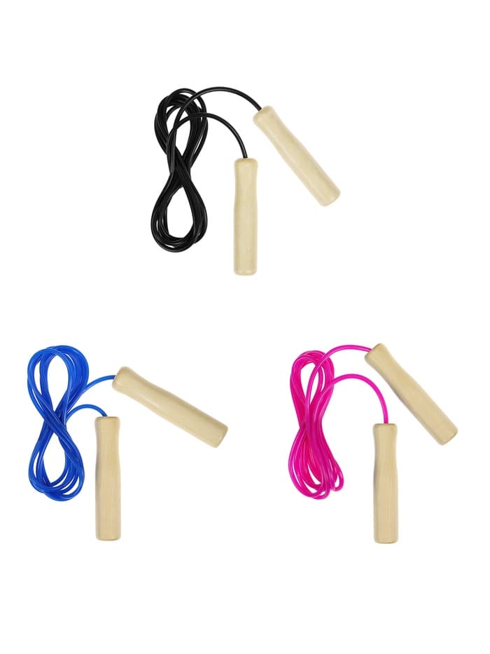 Скакалка детская, 2.6 м, регулируемая, цвет МИКС