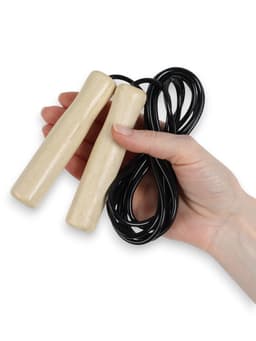 Скакалка детская, 2.6 м, регулируемая, цвет МИКС