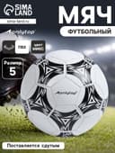 Футбольный мяч ONLYTOP, машинная сшивка, 32 панели, р. 5, PVC