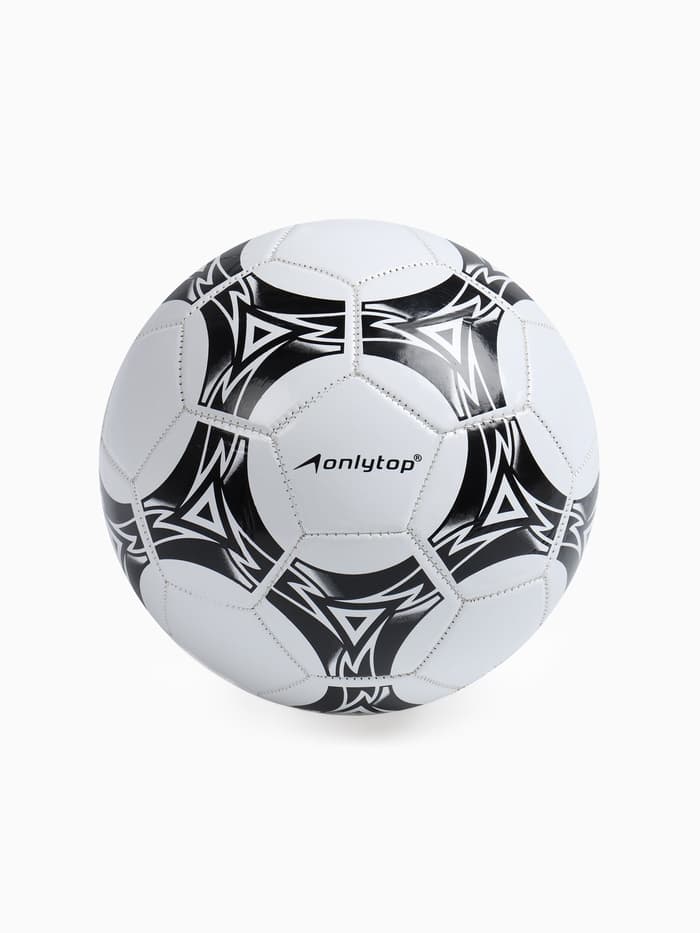 Футбольный мяч ONLYTOP, машинная сшивка, 32 панели, р. 5, PVC