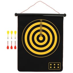Набор для игры в дартс ONLYTOP, магнитное полотно диаметром 50 см, 6 дротиков