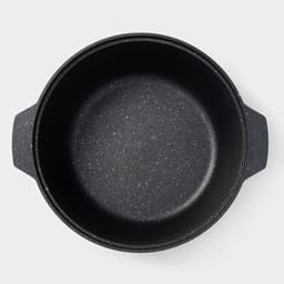 Жаровня KUKMARA, 4 л, d=28 см, h=10.5 см, антипригарное покрытие, серая