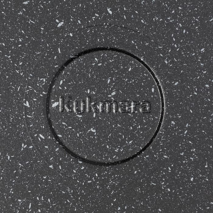 Жаровня KUKMARA, 4 л, d=28 см, h=10.5 см, антипригарное покрытие, серая