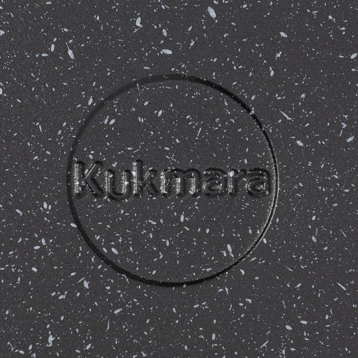 Жаровня KUKMARA, 3 л, d=28 см, h=8.5 см, антипригарное покрытие, серая
