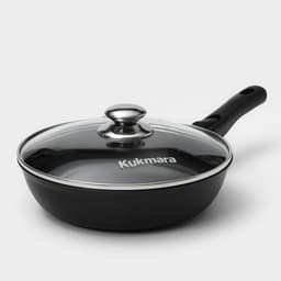 Набор посуды KUKMARA «Традиция №1», 3 предмета, антипригарное покрытие, чёрный