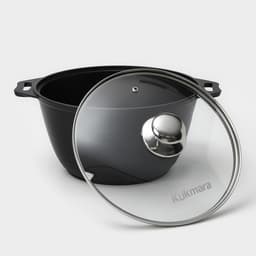 Набор посуды KUKMARA «Традиция №1», 3 предмета, антипригарное покрытие, чёрный