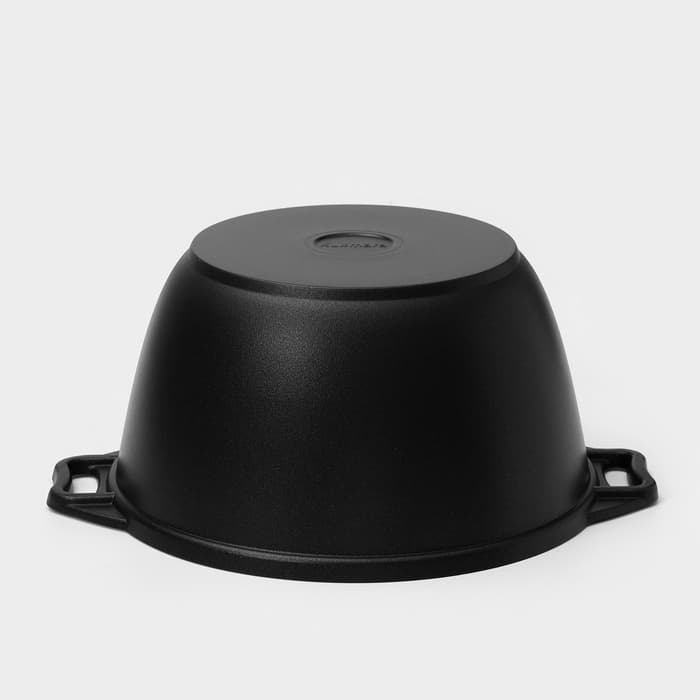 Набор посуды KUKMARA «Традиция №1», 3 предмета, антипригарное покрытие, чёрный