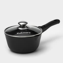 Набор посуды KUKMARA «Традиция №1», 3 предмета, антипригарное покрытие, чёрный