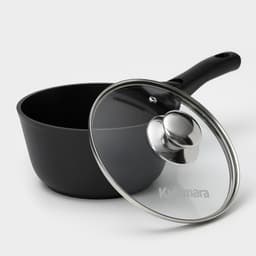 Набор посуды KUKMARA «Традиция №1», 3 предмета, антипригарное покрытие, чёрный