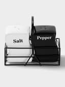 Набор для специй Magistro «Инь-Янь», 2 предмета: солонка, перечница, 150 мл, керамика