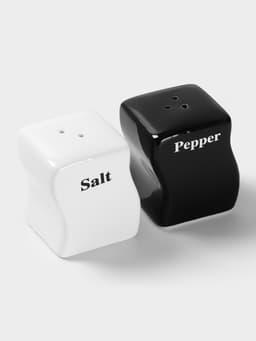 Набор для специй Magistro «Инь-Янь», 2 предмета: солонка, перечница, 150 мл, керамика