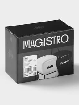 Набор для специй Magistro «Инь-Янь», 2 предмета: солонка, перечница, 150 мл, керамика