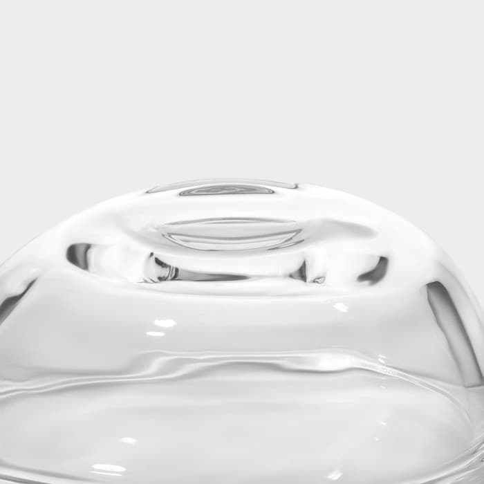 Ёмкость для варенья и мёда Доляна «Синичка», 80 мл, 12×7×5.5 см, стекло, прозрачная