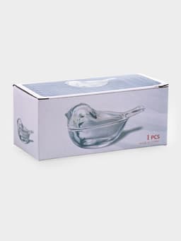 Ёмкость для варенья и мёда Доляна «Синичка», 80 мл, 12×7×5.5 см, стекло, прозрачная