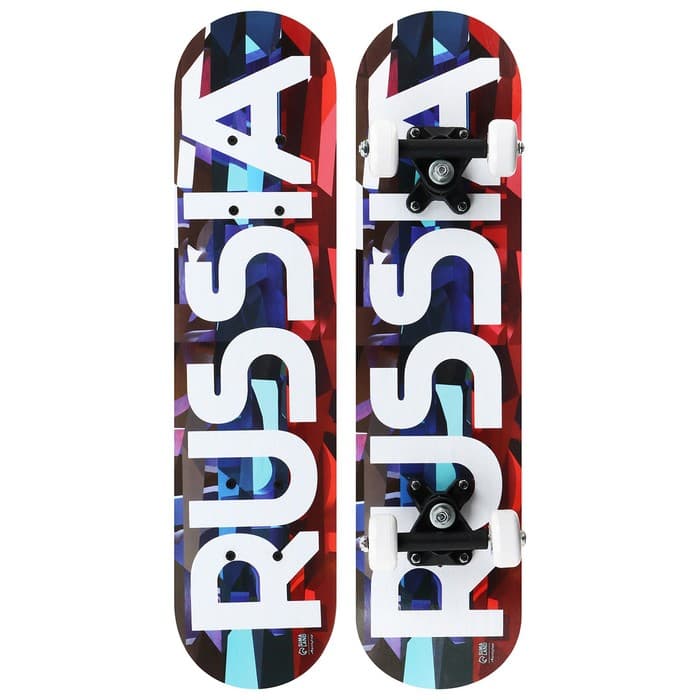 Скейтборд подростковый ONLITOP, RUSSIA 62×16 см, колёса PVC, пластиковая рама