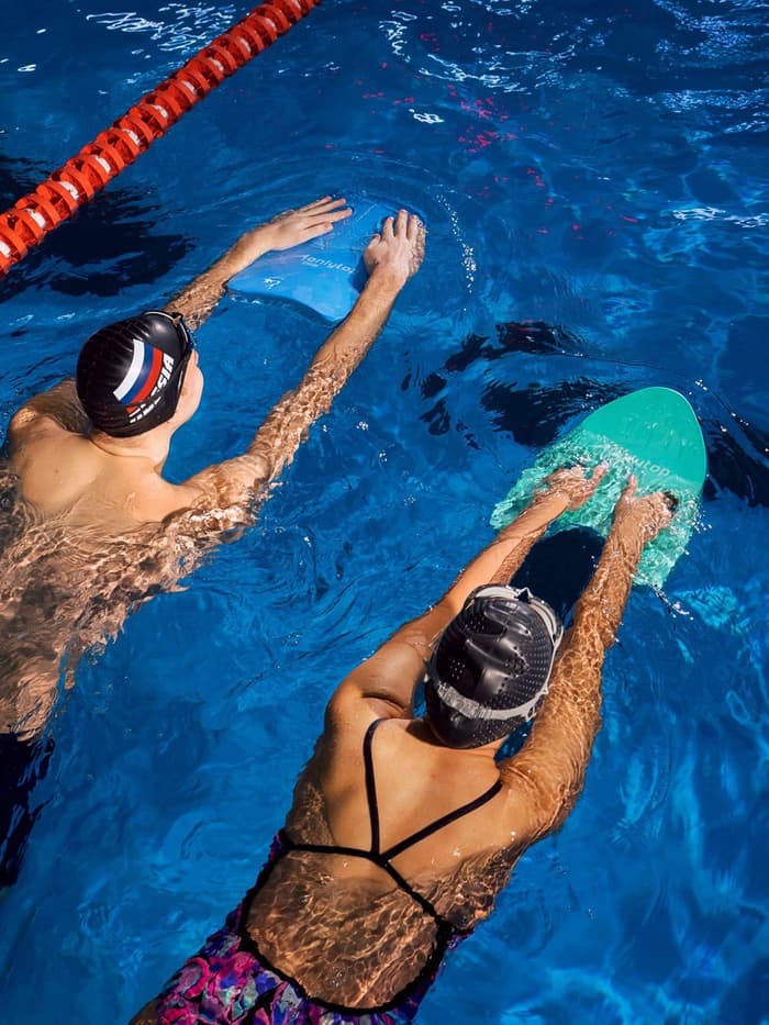 Доска для плавания ONLYTOP «Рыбка», 39×30.5×4 см, цвета МИКС