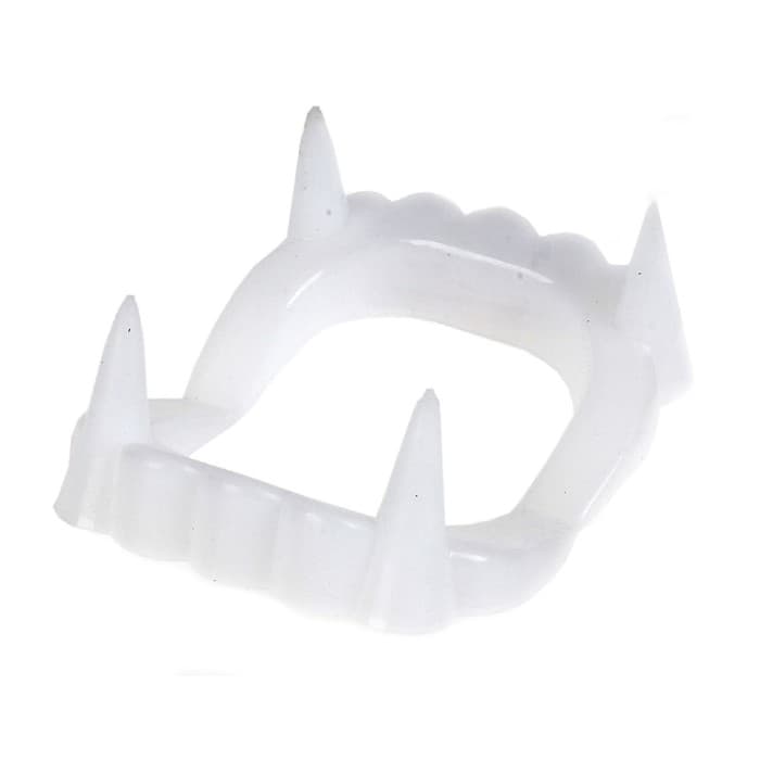 Челюсть «Вампир», белая