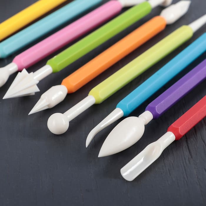 Набор для моделирования кондитерских украшений Доляна, 9 шт., 17 см