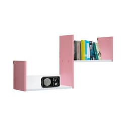 Полка навесная №3, 900×200×450 мм, цвет белый/свело-розовый