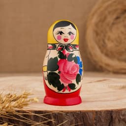 Матрешка дерево «Семёновская», 4-х кукольная, высшая категория