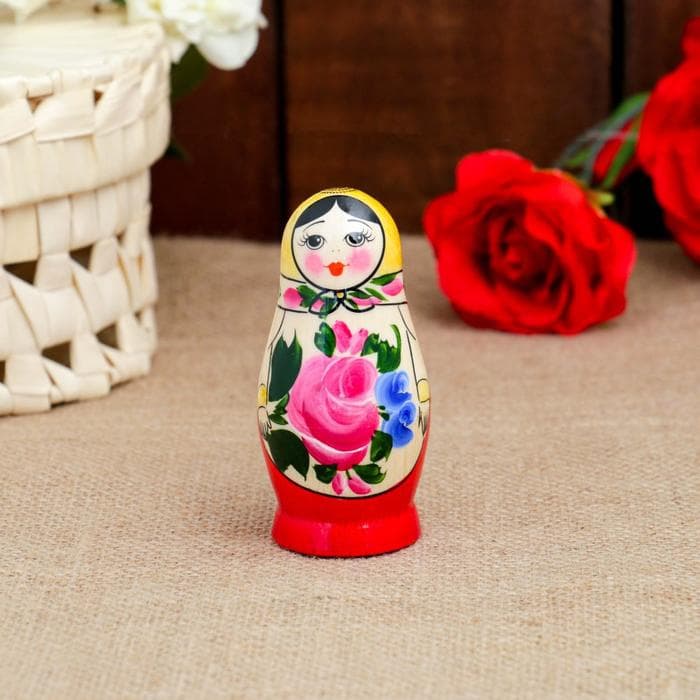 Матрешка дерево «Семёновская», 4-х кукольная, высшая категория