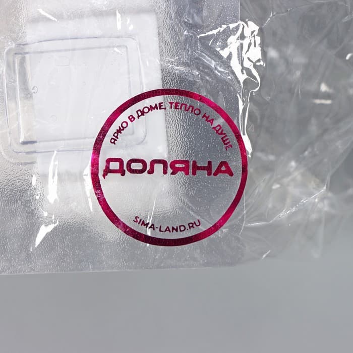 Держатель для швабр на липучке Доляна, 2.8×5×4.5 см, липучка 5.5×5.5 см, белый