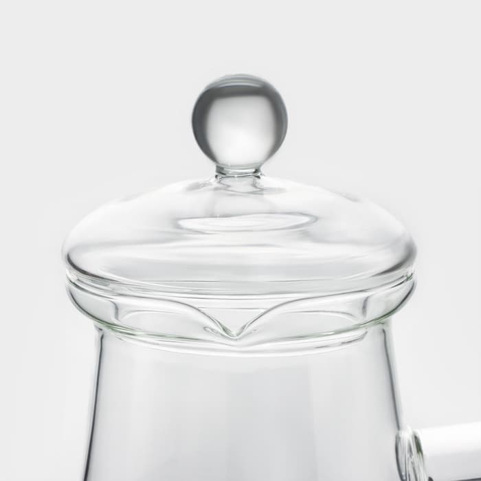 Турка Magistro «Арабика», 350 мл, 19×8.5×14 см, с крышкой, стекло