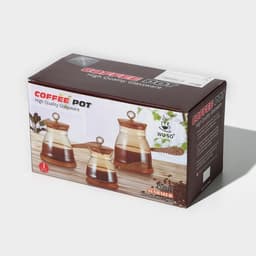 Турка Magistro «Арабика», 350 мл, 19×8.5×14 см, с крышкой, стекло