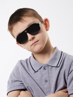 Очки солнцезащитные детские OneSun, UV 400, 13×4.5×12.5 см, чёрные