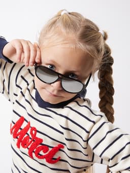 Очки солнцезащитные детские OneSun, UV 400, 13×4.5×12.5 см, чёрные