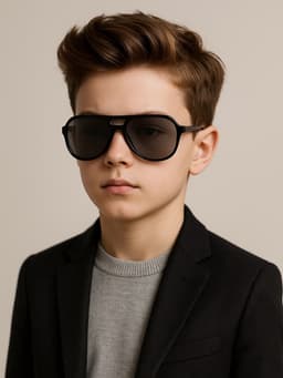 Очки солнцезащитные детские OneSun, UV 400, 13×4.5×12.5 см, чёрные