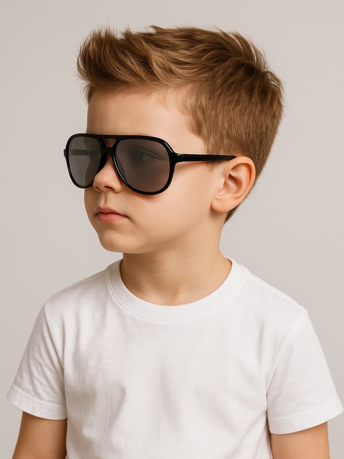 Очки солнцезащитные детские OneSun, UV 400, 13×4.5×12.5 см, чёрные