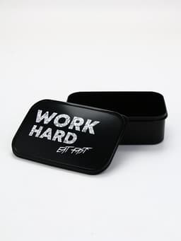 Ланч - бокс прямоугольный Work hard, 1200 мл