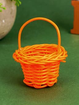 Кукольная миниатюра «Корзинка», цвета МИКС
