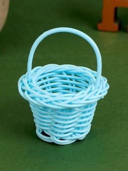 Кукольная миниатюра «Корзинка», цвета МИКС