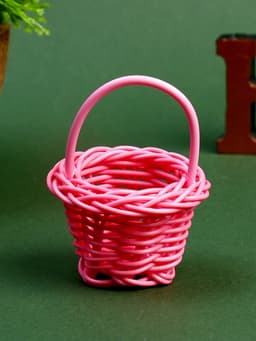 Кукольная миниатюра «Корзинка», цвета МИКС