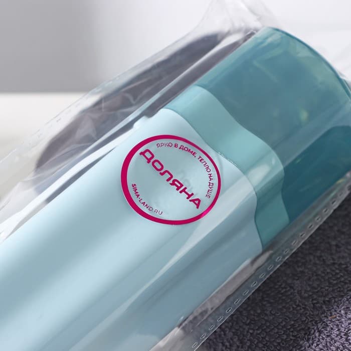 Футляр для зубной щётки и пасты Доляна «Звезда», 20.5×5.5 см, голубой