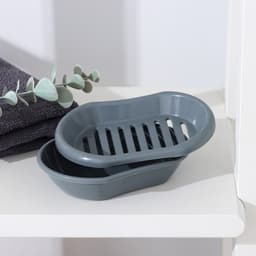 Мыльница с решеткой Альтернатива «Эконом», пластик, 13×9×3 см, МИКС