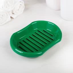Мыльница с решеткой Альтернатива «Эконом», пластик, 13×9×3 см, МИКС