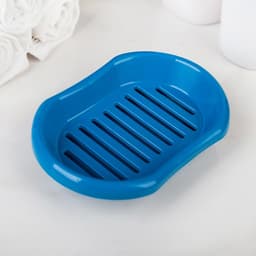 Мыльница с решеткой Альтернатива «Эконом», пластик, 13×9×3 см, МИКС