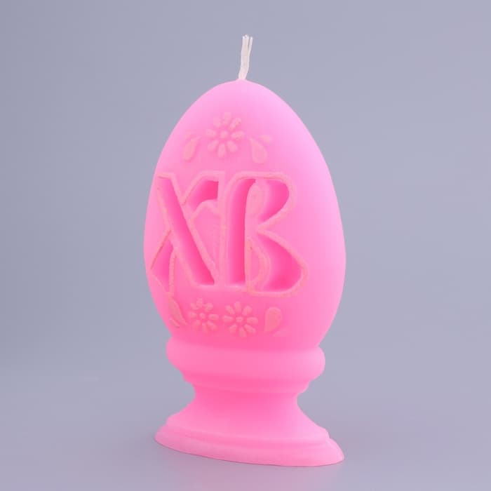 Свеча декоративная «Яйцо ХВ», МИКС